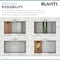 Ruvati 33" Wrkstn Ledge Tight Radius 50/50 Double Bowl Undermnt Kitchen Sink RVH8351 - alternate 6